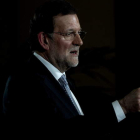 Rajoy, en su última comparecencia pública para analizar su primer año de Gobierno.