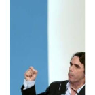 Aznar consiguió llenar el salón del plenario durante su intervención