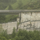 Primer derrumbe del viaducto. L. DE LA MATA