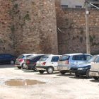 Ayer aún quedaban charcos en la zona de aparcamiento de El Melgar.