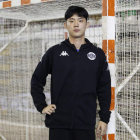 Kim Jinyoung ya entrenará hoy con el Ademar. FERNANDO OTERO