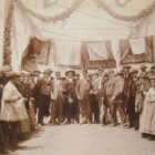 Inauguración del puente de hormigón en 1895.