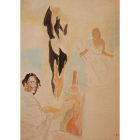 Una de las obras de la exposición de Dalí. DL