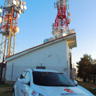Una estación base de telefonía móvil de León donde se acomete la adaptación al 4G.