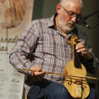 El miembro de Introle Folk Mario González, ‘El Jilguerín de Casares’, en la apertura del ciclo.
