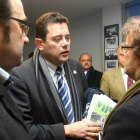 El periodista Tomás Roncero, en una de sus últimas visitas a Ponferrada.