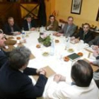 Representantes de asociaciones de empresarios se reunieron ayer en Astorga
