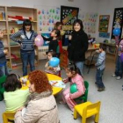 Niños y padres se mostraron encantados con la inauguración de la nueva ludoteca de Dehesas
