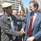 El presidente del PP, Mariano Rajoy, se desplazó a la capital leonesa para expresar su máximo apoyo al candidato a la Alcaldía a la ciudad, Mario Amilivia, y al presidente de la Junta de Castilla y León, Juan Vicente Herrera.