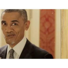 Fotograma del vídeo promocional de Obama.  El vídeo promocional de Obama.  El vídeo promocional de Obama.