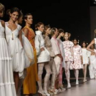 Desfile de la diseñadora leonesa María Lafuente en la pasada edición de Cibeles.