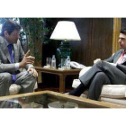 El presidente del Principado, Javier Fernández, se reunió esta mañana con el ministro Soria.