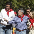 Óscar López, Francisco Fernández y la ex secretaria de Estado, Amparo Valcarce.