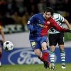 Una imagen de Leonel Messi durante un partido del Barcelona