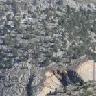 Imagen del paraje en el que se asienta al sabinar de Mirantes