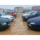 Imagen en el que se encuentra el aparcamiento un día de lluvia.