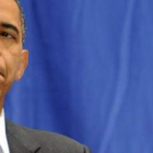 El presidente de Estados Unidos, Barack Obama, en un momento de su comparecencia.