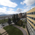 Edificio central del Campus de Ponferrada.