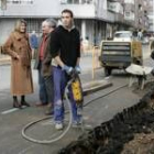 Amilivia y Alonso visitaron las obras del barrio de San Claudio en la capital