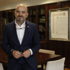 Javier Herradón, presidente del Colegio de Farmacéuticos. FERNANDO OTERO