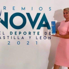 Lidia Valentín fue la protagonista de los Premios Nova. JCYL