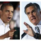 Barack Obama (izquierda), en Ohio, y Mitt Romney, en Florida.