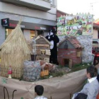 Tradicional desfile de carrozas durante las fiestas del Cristo de Benavides de Órbigo.