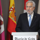 El presidente gallego, ayer, en un momento de su intervención. RAMIRO