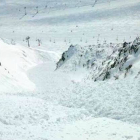 Desprendimiento de nieve del Pico Toneo registrado el año pasado
