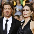 Brad Pitt y Angelina Jolie, en Los Ángeles, en enero.