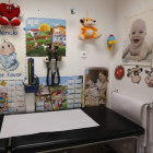Consulta de pediatría en León.