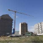 Viviendas en construcción en La Lastra.
