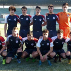 Equipo inicial de la selección de Castilla y León sub 16.