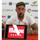 Samu Delgado confía en poder aportar su juego a la buena marcha de la Cultural en Segunda B. DL