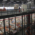 El centro logístico de Mercadona en el polígono industrial de Villadangos