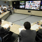 El gobierno de la isla de Hokkaido se reúne en una teleconferencia tras el lanzamiento del misil norcoreano.