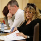 La portavoz de Izquierda Unida, Elena Fernández. SECUNDINO PÉREZ