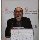 El escritor Pedro Trapiello, pregonero de la Semana Internacional de la Trucha. SECUNDINO PÉREZ