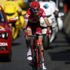 Ilnur Zakarin ganó la decimoséptima etapa del Tour. L. GILLIERON