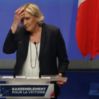 Marine Le Pen, en un acto del Frente Nacional.