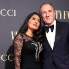 Francois-Henry Pinault y su esposa Salma Hayek.