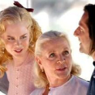 Nicole Kidman y Lauren Bacall, ayer, en Venezia