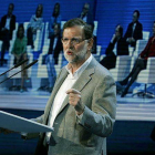 Mariano Rajoy, en la presentación de los candidatos del PP
