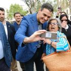 Pedro Sánchez, ayer, en su visita a la isla de Ibiza. SERGIO G. CAÑIZARES