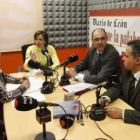 Carmen Mallo, la moderadora Nuria González, Carlos González-Antón y Joaquín Otero durante la tertuli