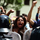 Manifestación contra el presidente Maduro el pasado 7 de septiembre en Los Teques, Estado Miranda.