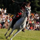 No faltaron los caballos al más puro estilo de la etapa medieval