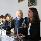 Un momento de la presentación en la Facultad de Educación. DL