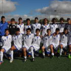 Formación del equipo Santa Bárbara que disputa la Liga CHF.