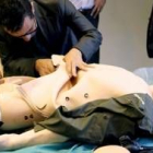 Imagen de la presentación del simulador de pacientes ayer en Madrid